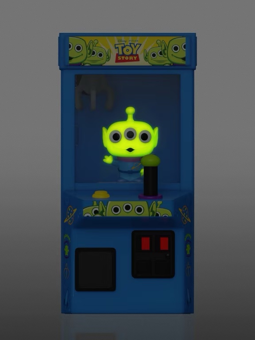 Funko Bitty POP! Arcade: Toy Story - Alien Claw Machine with Alien GlowintheDark - Picture 3 of 4